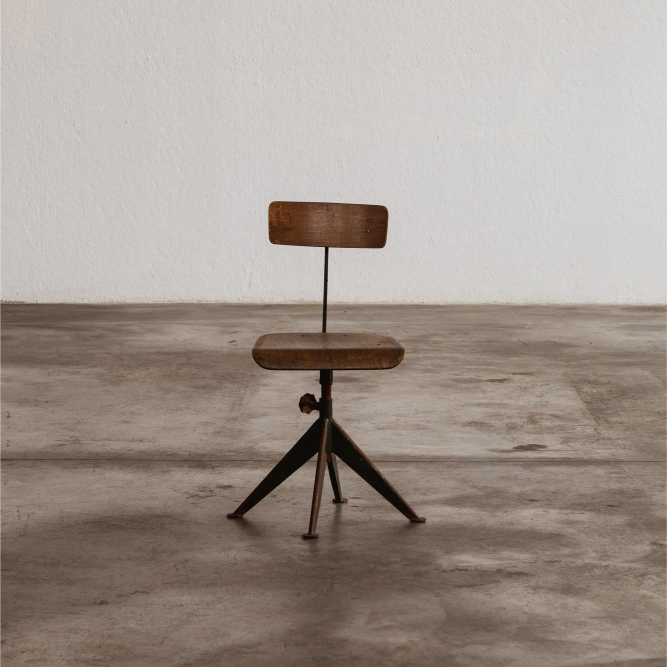 Jean Prouvé Swivel Office Chair, 1928, 1928
