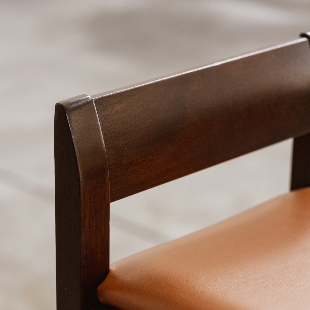 Joseph Dirand Bar Stools, Cognac Leather, 2010, Set of 2, 2010