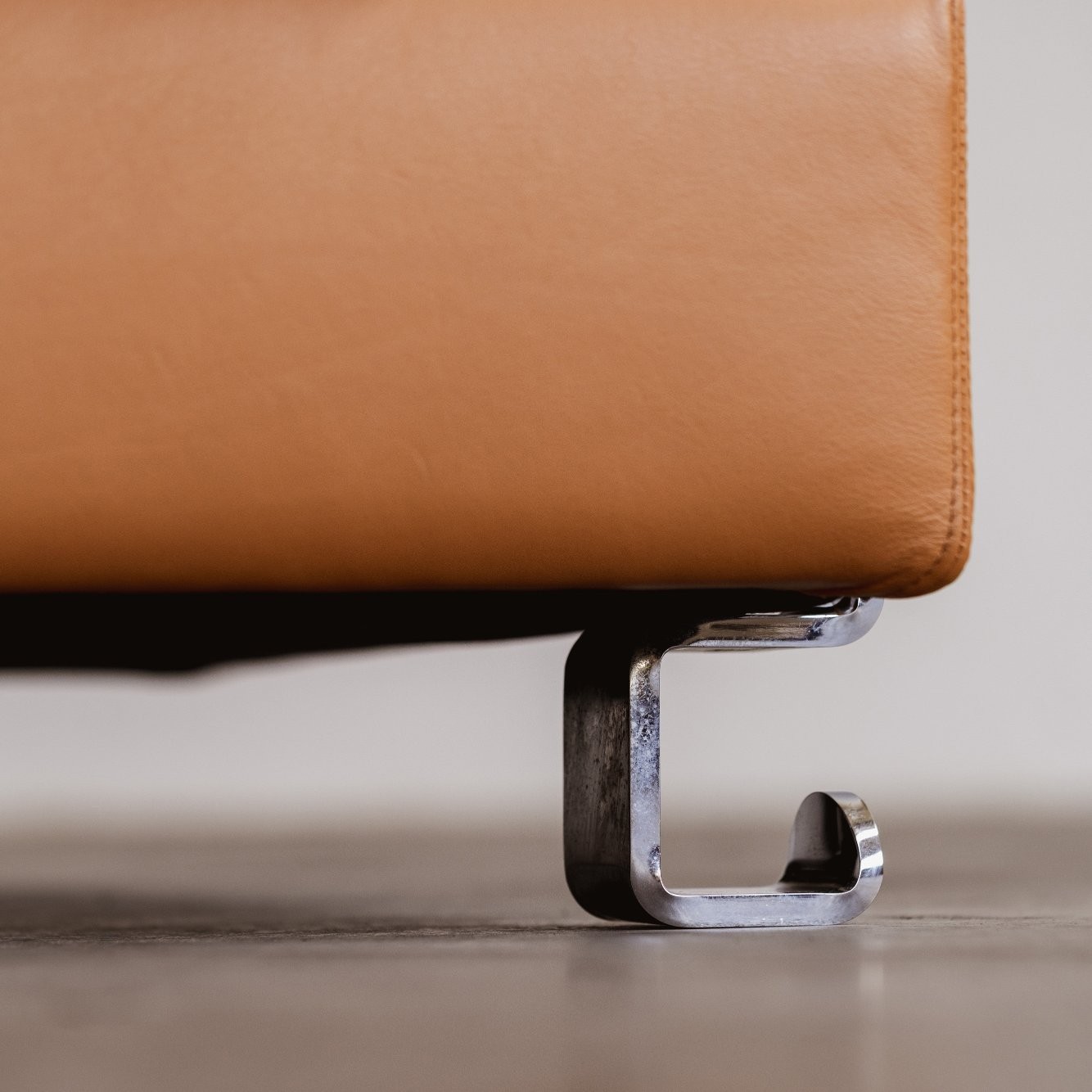 Luigi Caccia Dominioni P11 “Fasce Cromate” Sofa for Azucena, 1963, 1963