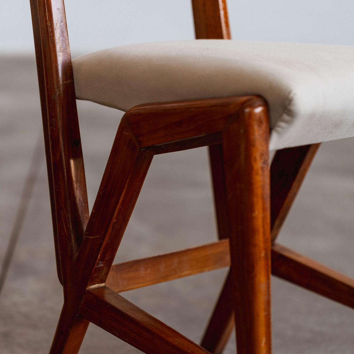 Luigi Scremin dining chairs for Fratelli Scremin, 1950, Set of 6, 1950