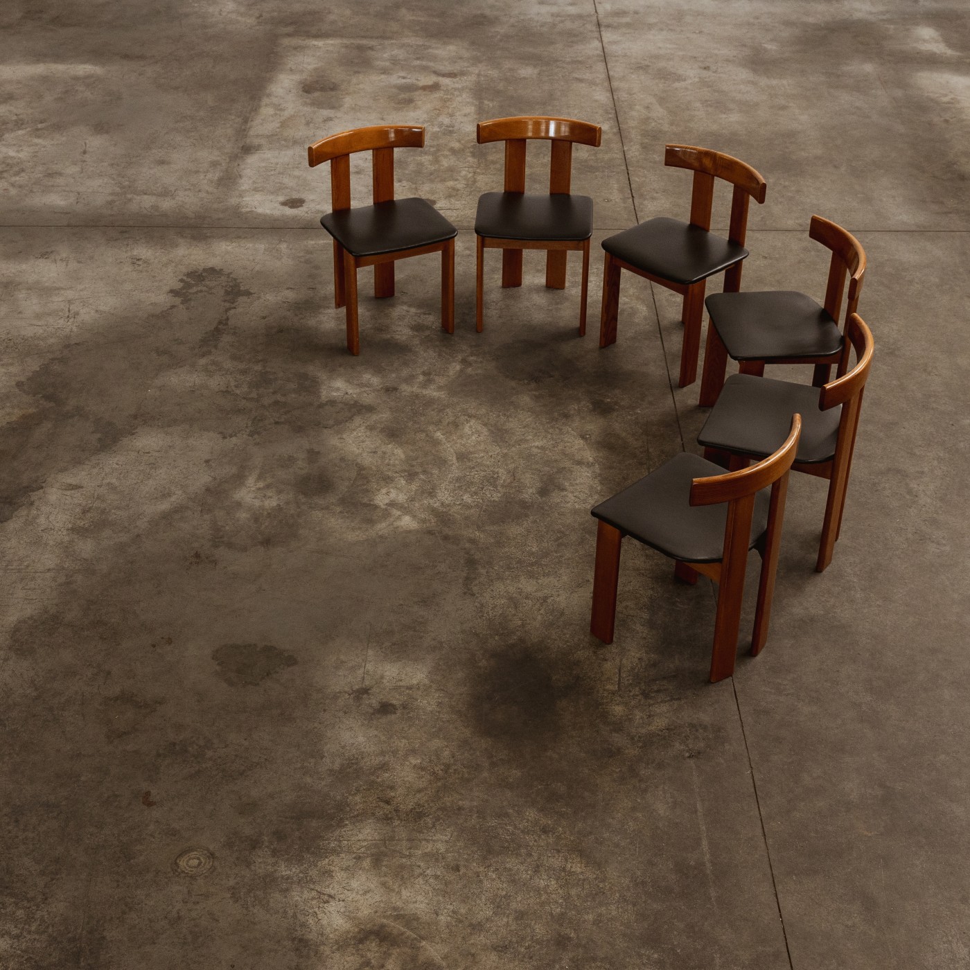 Luigi Vaghi Dining Chairs for Former, 1968, Set of 6, 1968