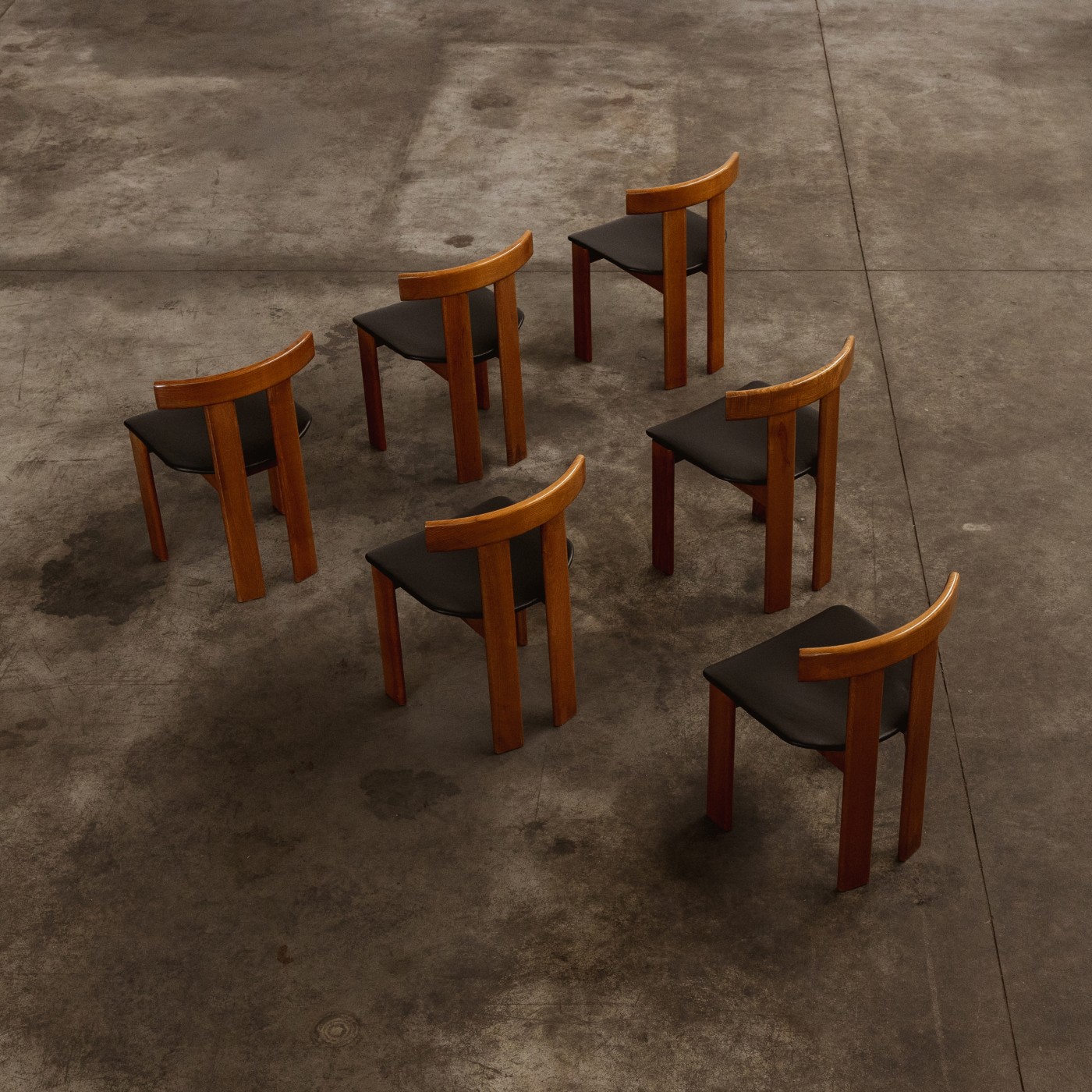 Luigi Vaghi Dining Chairs for Former, 1968, Set of 6, 1968