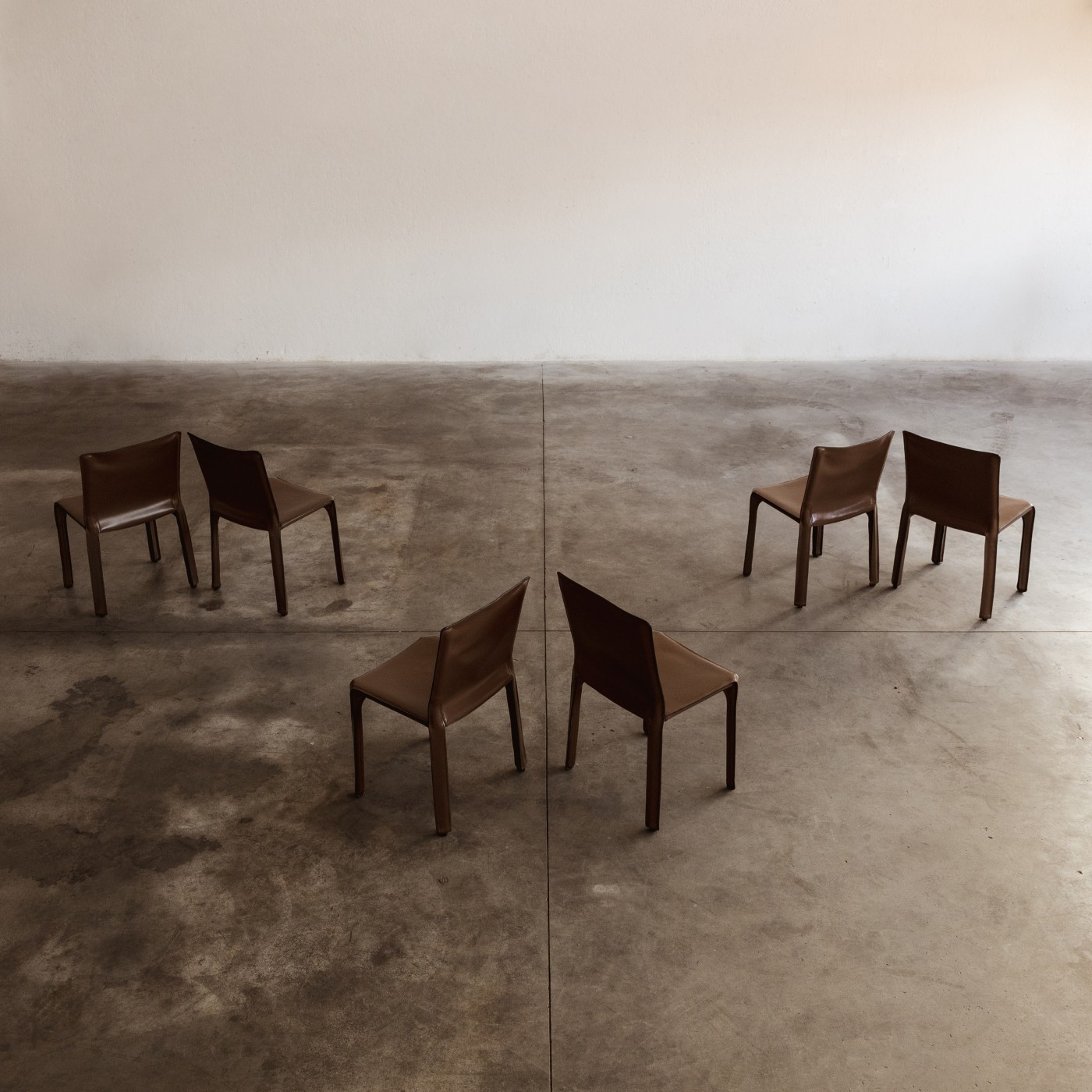 Mario Bellini "CAB 412" Dining Chairs for Cassina, 1977, Set of 6, 1970s