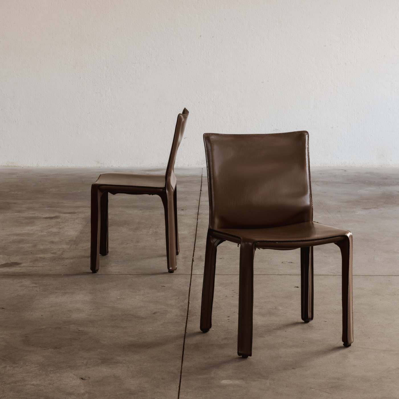 Mario Bellini "CAB 412" Dining Chairs for Cassina, 1977, Set of 6, 1970s