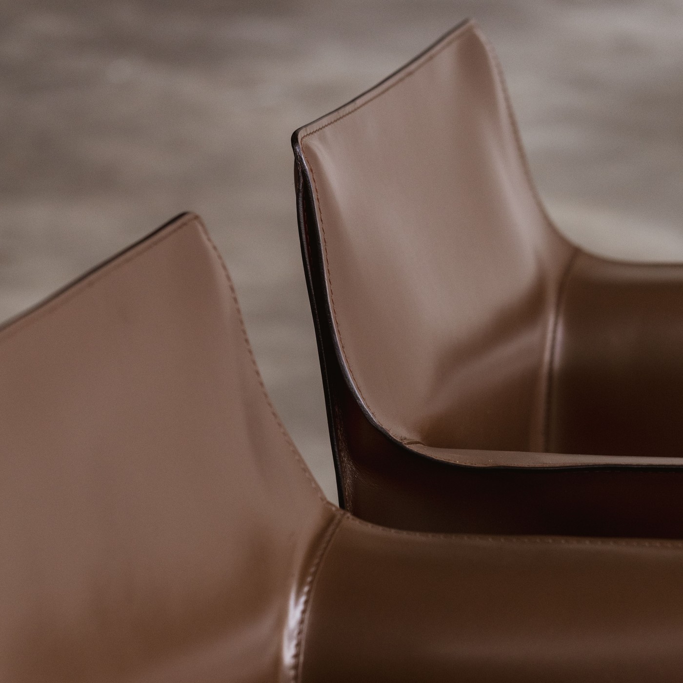 Mario Bellini "CAB 413" Dining Chairs for Cassina, 1977, Set of 8, 1970s