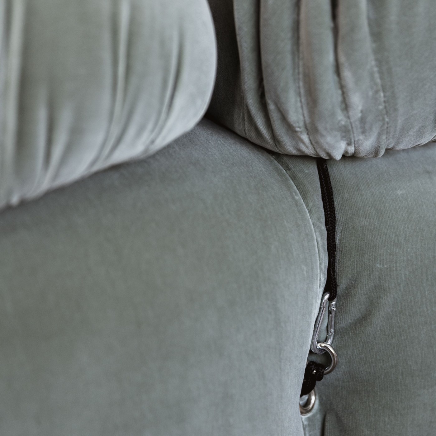 Mario Bellini "Camaleonda" Sofa for B&B Italia, Two-tone Velvet, 1970, Set of 8, 1970s