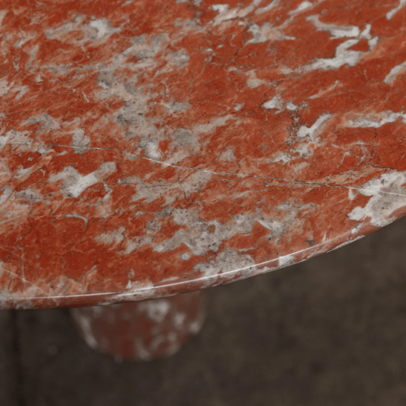 Mario Bellini "Colonnato" Dining Table for Cassina, Rosso Francia, 1977, 1977