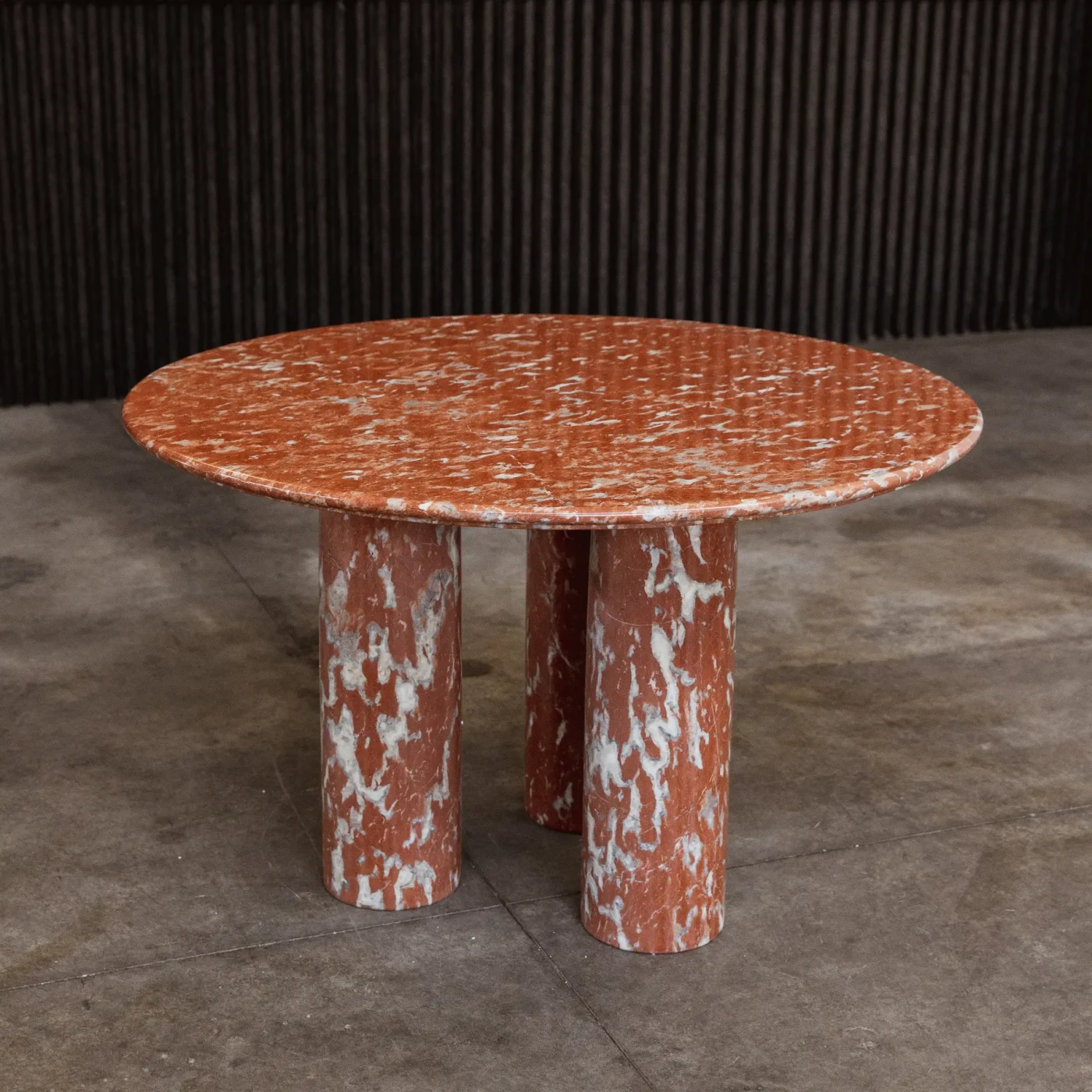 Mario Bellini "Colonnato" Dining Table for Cassina, Rosso Francia, 1977, 1977
