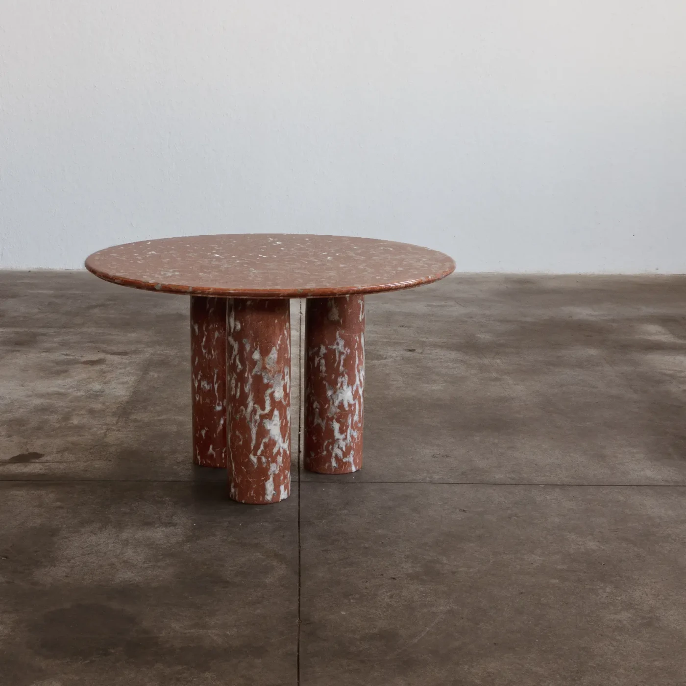 Mario Bellini "Colonnato" Dining Table for Cassina, Rosso Francia, 1977, 1977