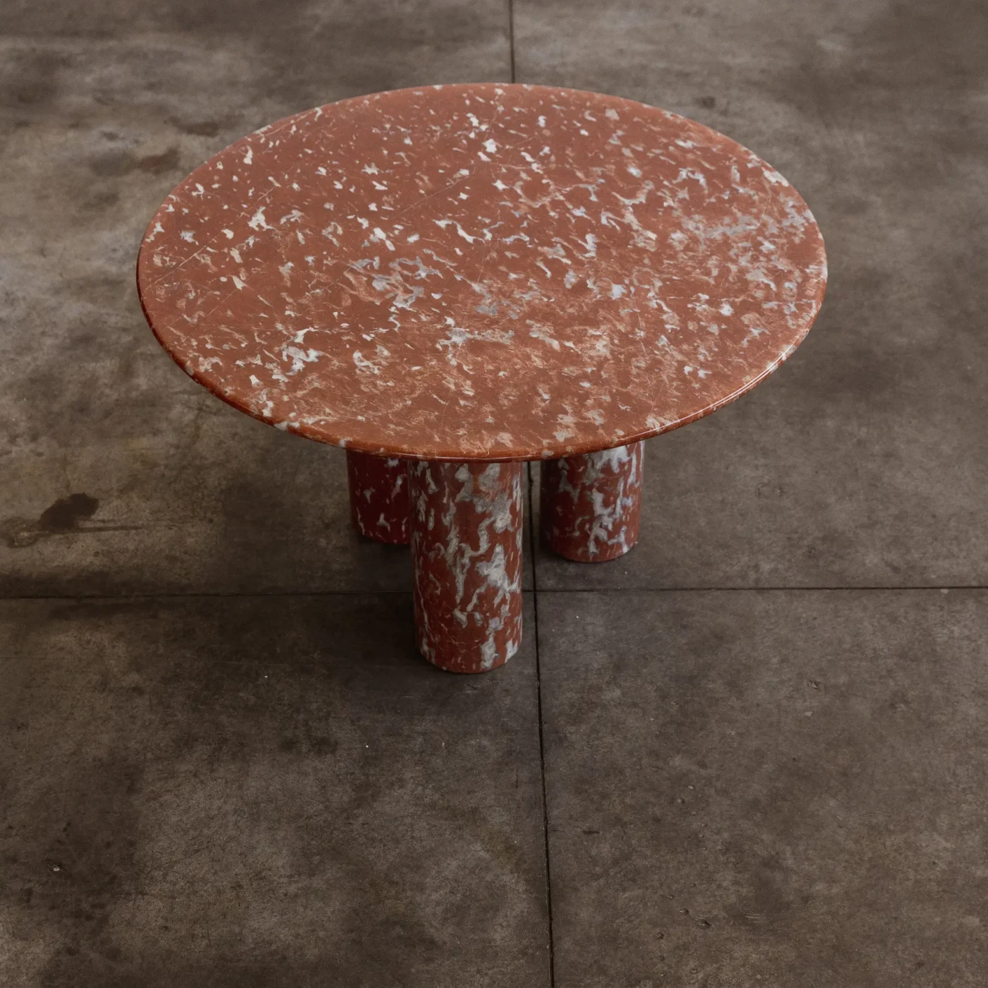 Mario Bellini "Colonnato" Dining Table for Cassina, Rosso Francia, 1977, 1977