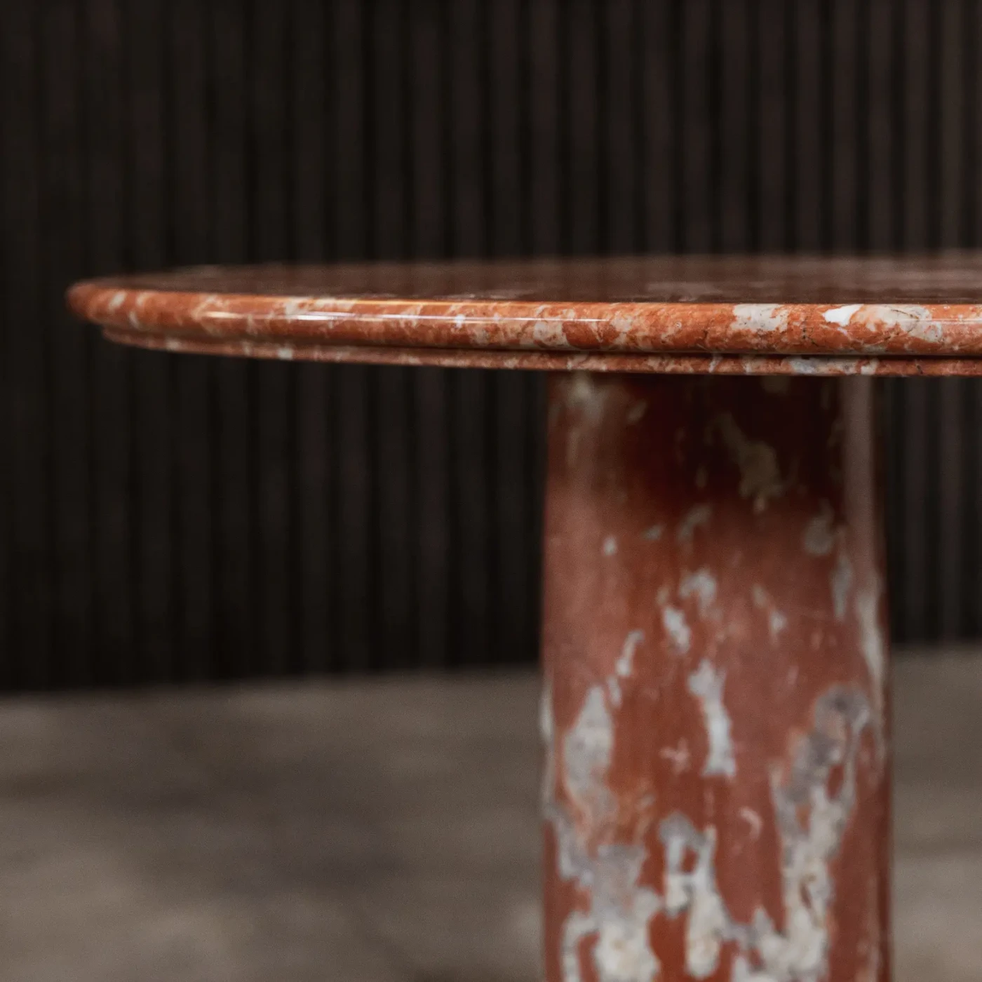 Mario Bellini "Colonnato" Dining Table for Cassina, Rosso Francia, 1977, 1977