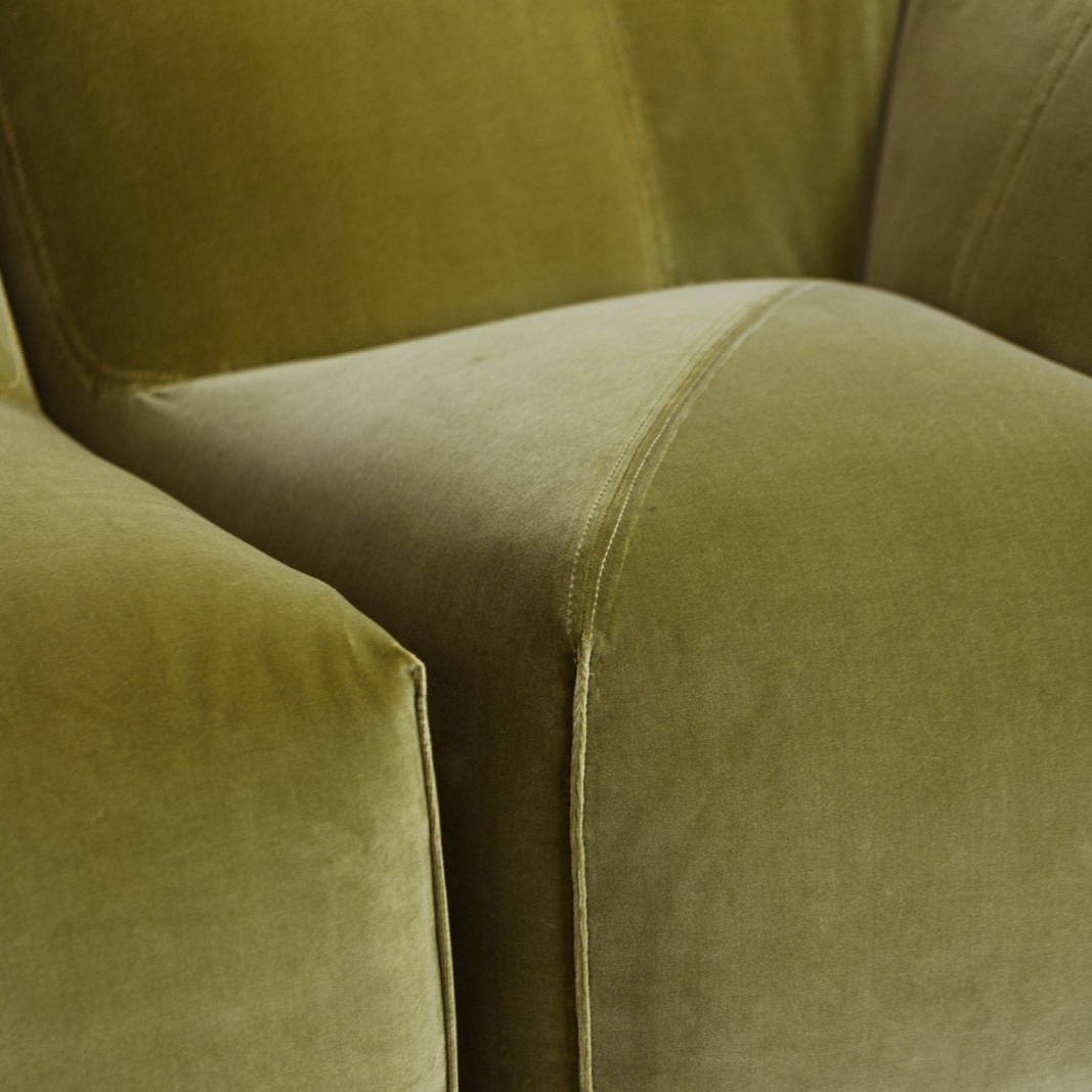 Mario Bellini “Le Bambole” Modular Sofa for B&B Italia, Green Velvet, 1971, Set of 5, 1971
