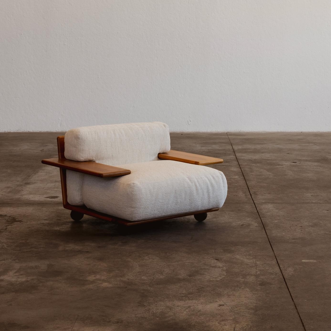 Mario Bellini "Pianura" Living room set for Cassina, White, 1971, Set of 3, 1971