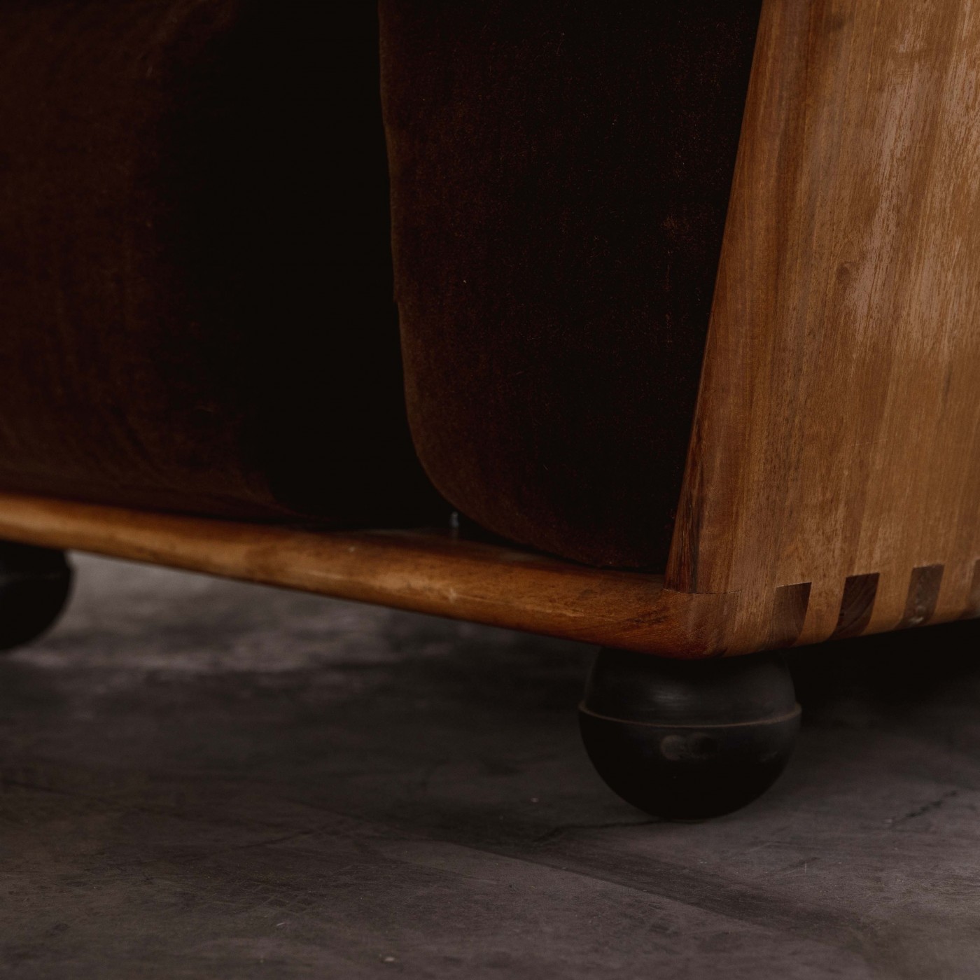 Mario Bellini "Pianura" Living room set for Cassina, brown mohair velvet, 1971, Set of 5, 1971