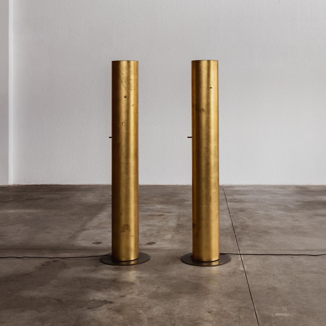 Massimo & Lella Vignelli “Sette Magie” Floor Lamps for Morphos, 1970, Set of 2, 1970