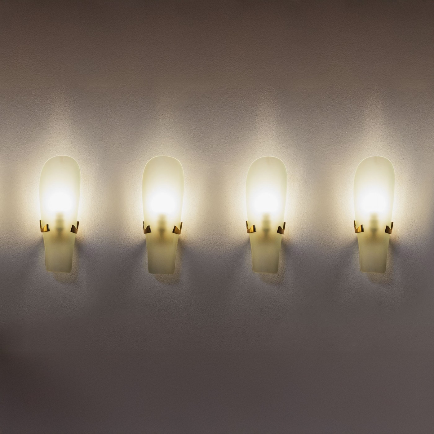Max Ingrand “1636” Sconces for Fontana Arte, 1953, Set of 4, 1953