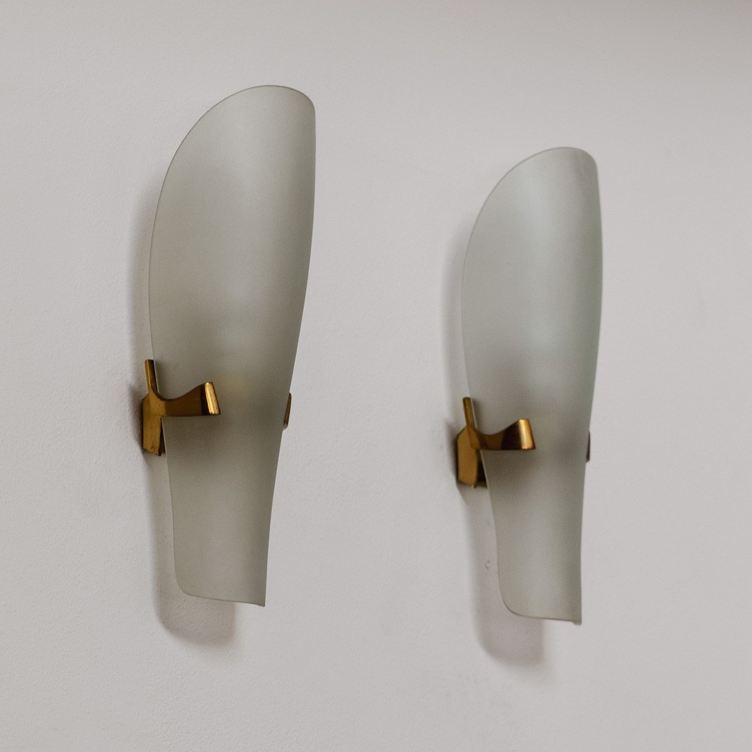Max Ingrand “1636” Sconces for Fontana Arte, 1953, Set of 4, 1953