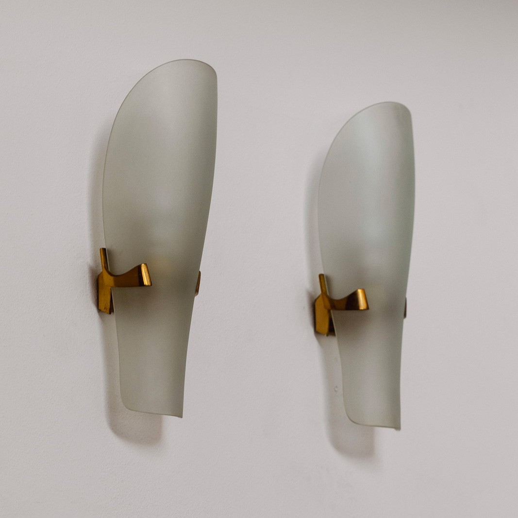 Max Ingrand “1636” Sconces for Fontana Arte, 1953, Set of 2, 1953