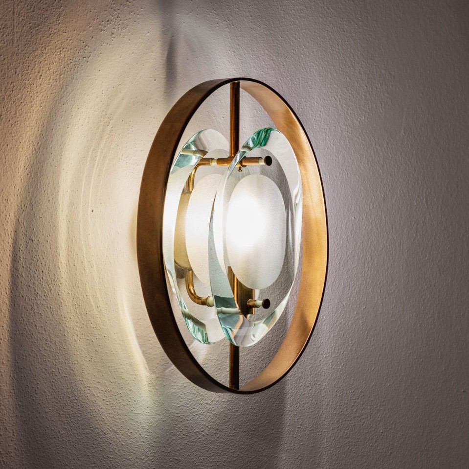 Max Ingrand “2240” Sconces for Fontana Arte, 1961, Set of 2, 1961