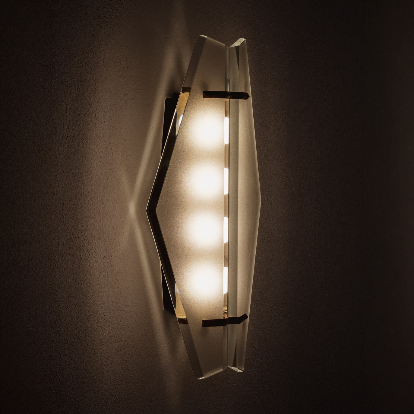 Max Ingrand "1943" Sconces for Fontana Arte, 1955, Set of 2, 1960