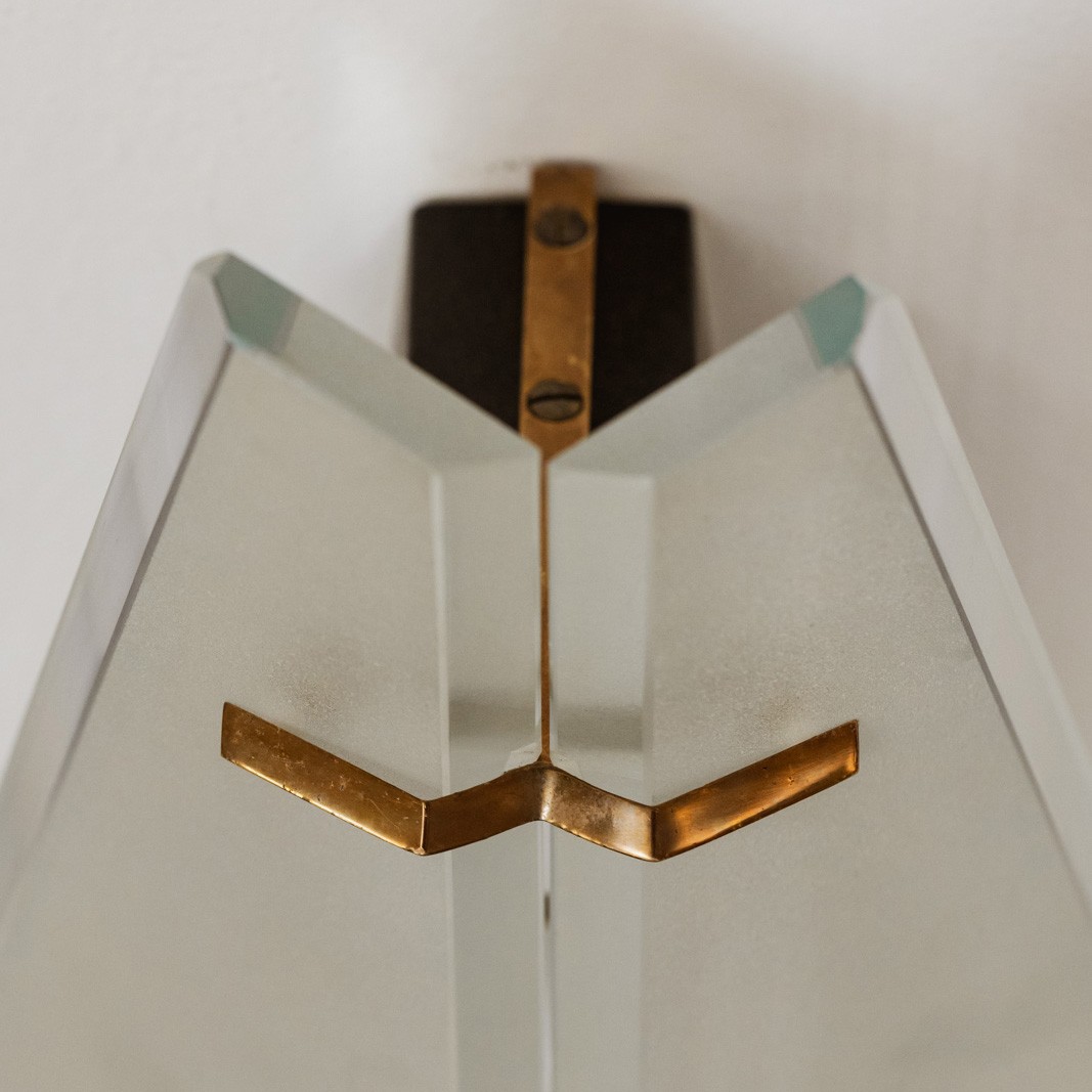 Max Ingrand "1943" Sconces for Fontana Arte, 1955, Set of 2, 1960