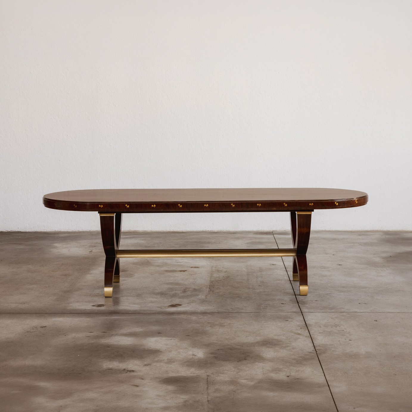 Paolo Buffa Oval Dining Table, Italy, 1950s, Attributed, 1950s
