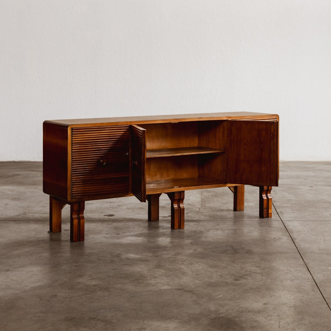 Paolo Buffa Ribbed Buffet for Serafino Arrighi, 1952, 1952