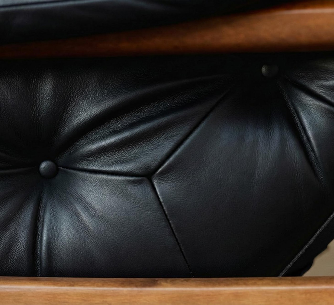 Percival Lafer “MP-41” Armchairs for Lafer MP, Black Leather, 1972, 1972