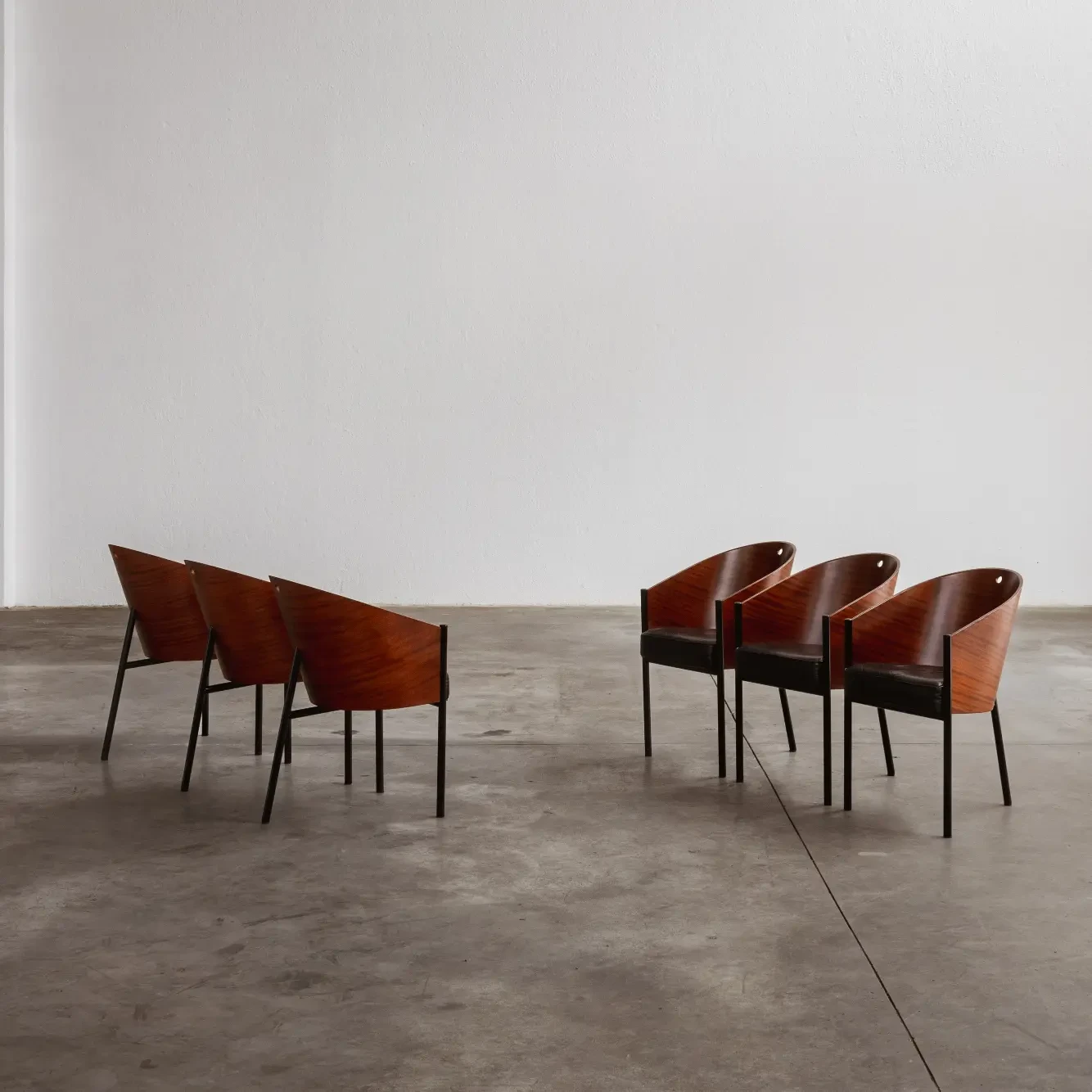 Philippe Starck "Costes" Dining Chairs for Driade, 1984, Set of 6, 1984