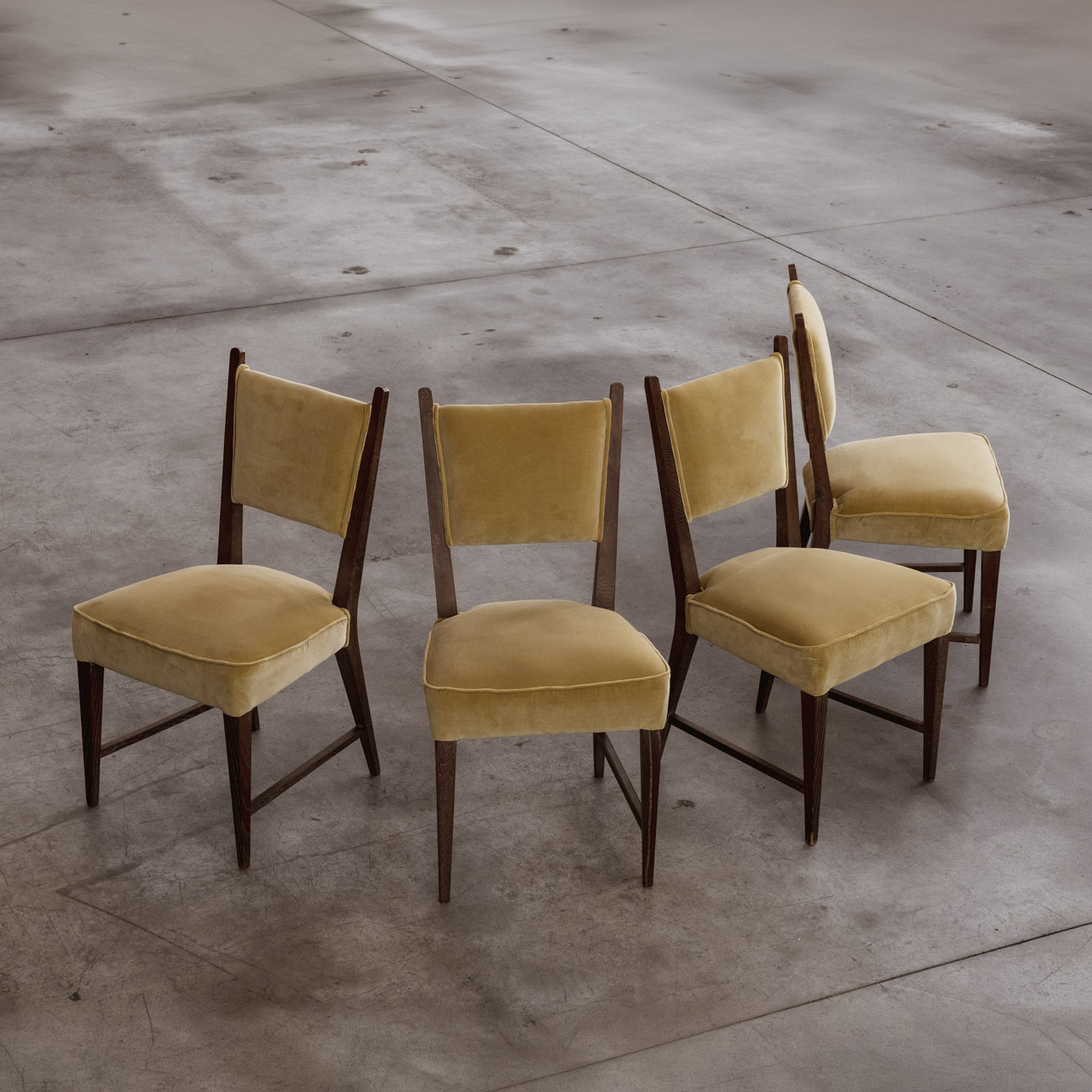 Pier Luigi Colli Dining Chairs for Colli, Italy, 1940, Set of 6, 1940