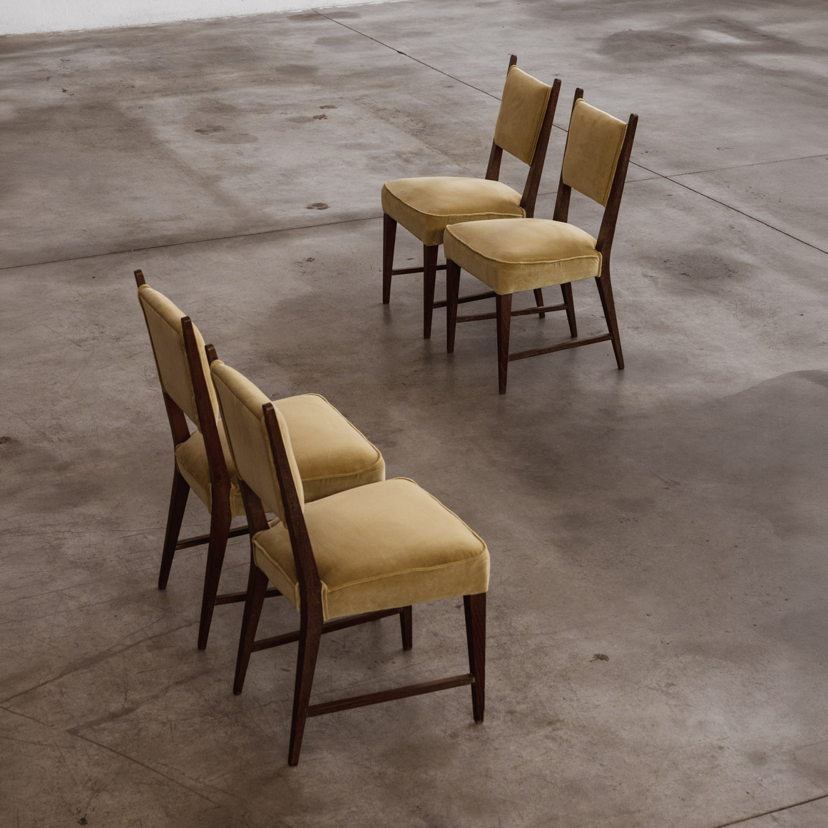 Pier Luigi Colli Dining Chairs for Colli, Italy, 1940, Set of 6, 1940