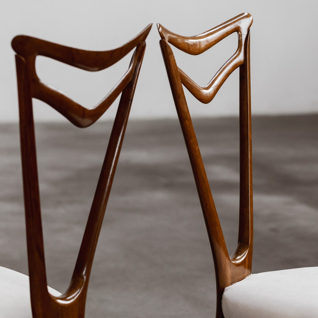 Pierluigi Giordani Dining Chairs, 1950s, Set of 8, 1950s