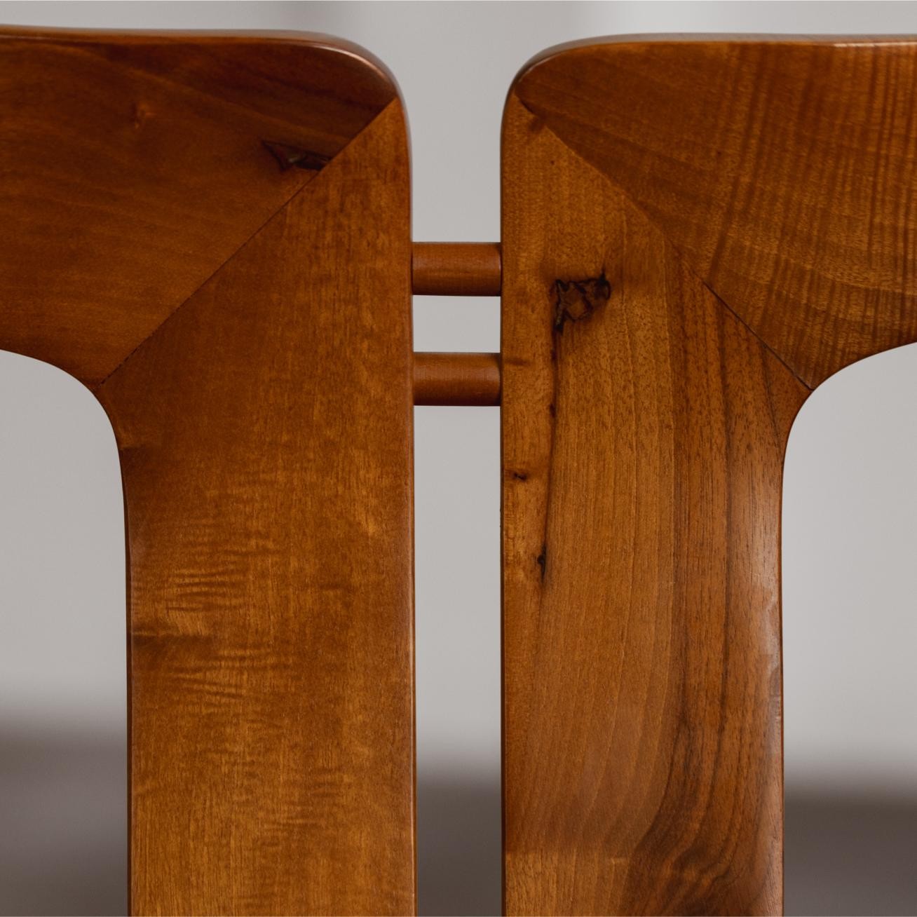 Pierre Cardin Dining Chairs for Roche Bobois, Black Leather, 1970, Set of 6, 1970s