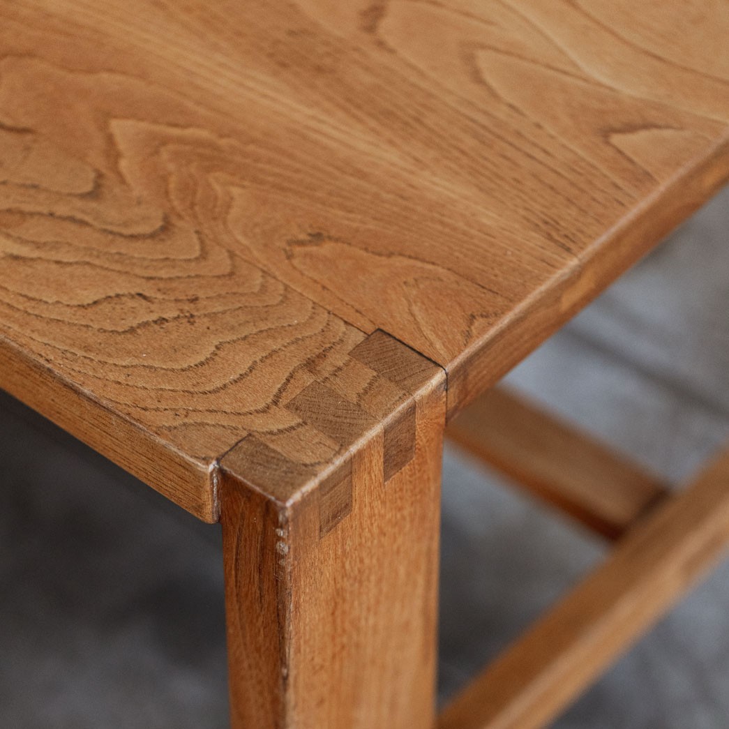 Pierre Chapo "T06" Cross-bar Coffee Table for Atelier Pierre Chapo, 1960, 1960