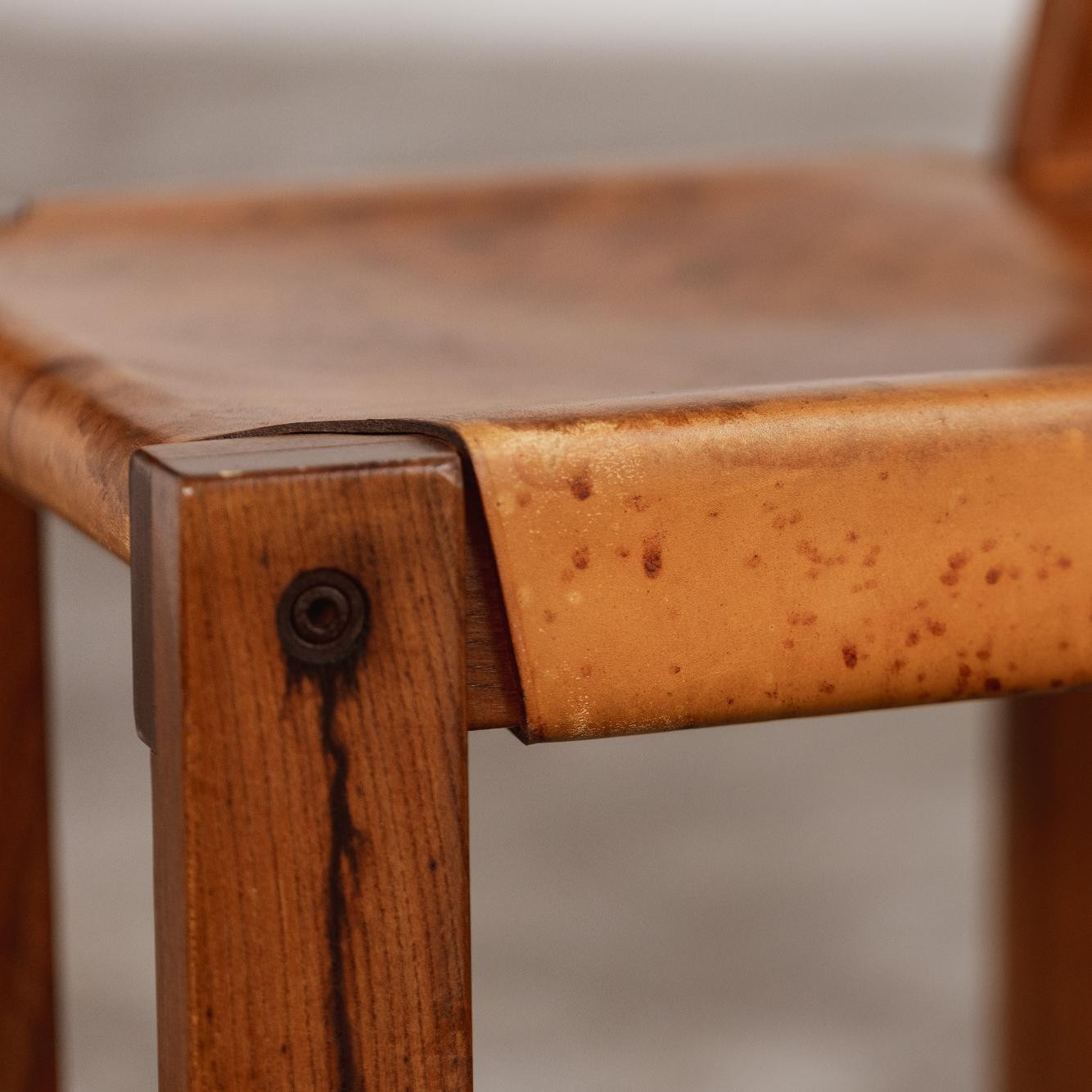 Pierre Chapo T21B "Sfax" Table & "S24" Chairs for Atelier Pierre Chapo, Wood, France, 1970s, 1970s
