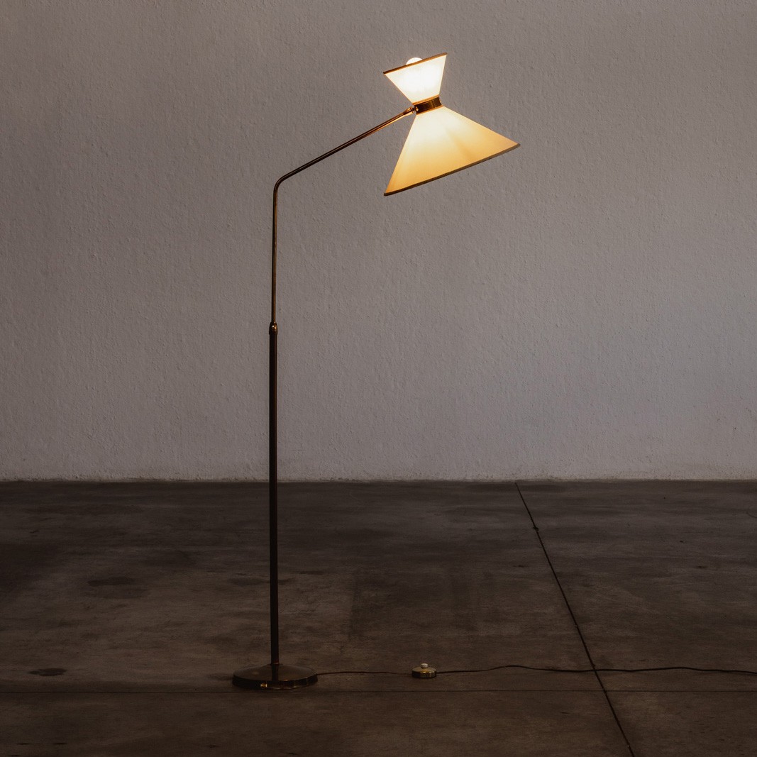 Robert Mathieu Modernist Floor Lamp, 1955, 1955