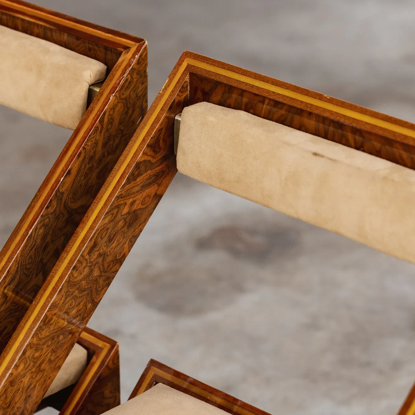 Romeo Rega Sculptural Dining Chairs, 1970, Set of 2, 1970s