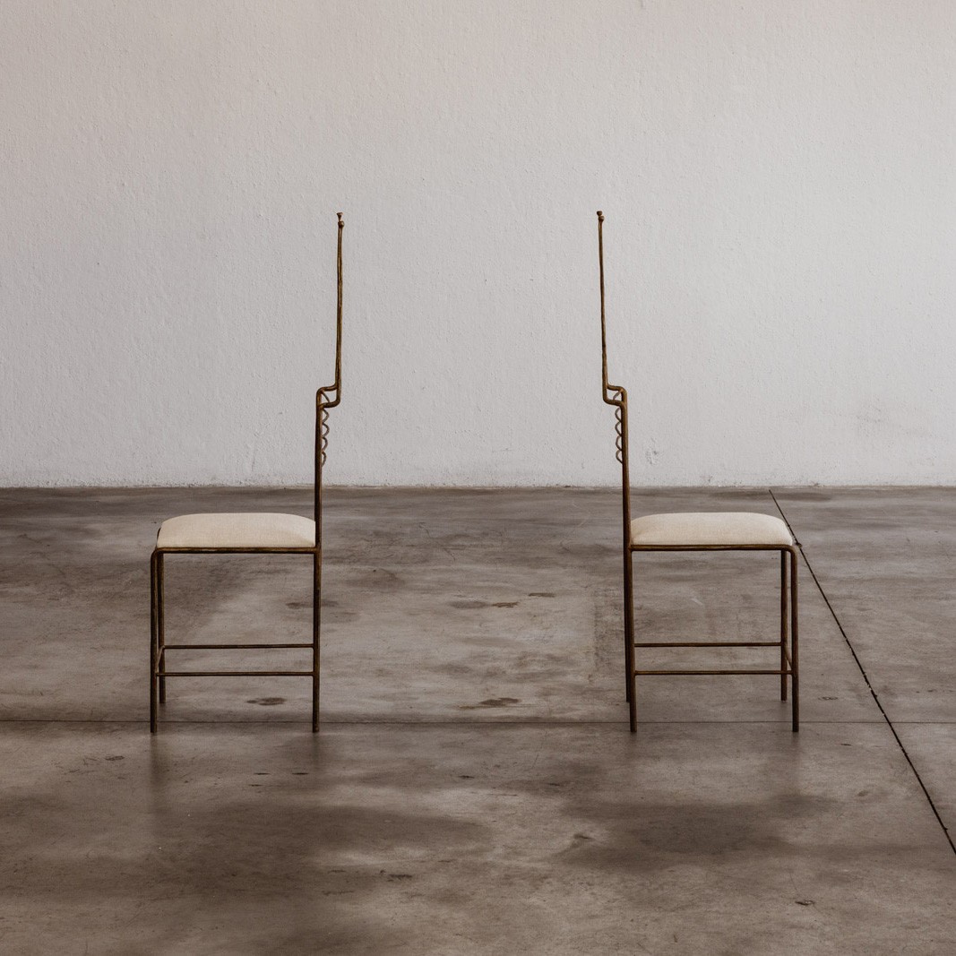 Salvino Marsura Sculptural Dining Chairs, 1970, Set of 6, 1970