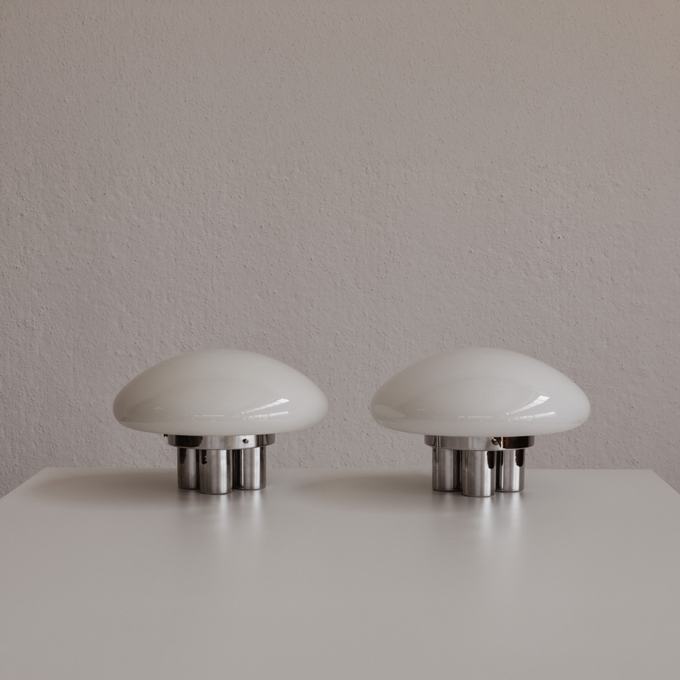 Sergio Mazza & Giuliana Gramigna "Magnolia" Table Lamps for Quattrifolio, 1973, Set of 2, 1970s