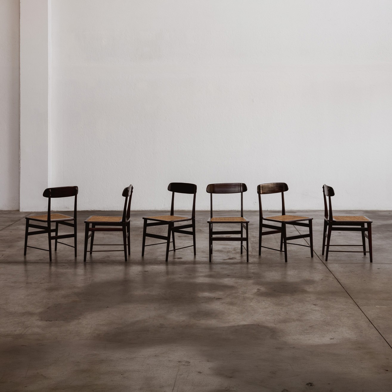 Sergio Rodrigues "Lucio Costa" Dining Chairs for Oca, 1956, Set of 6, 1956
