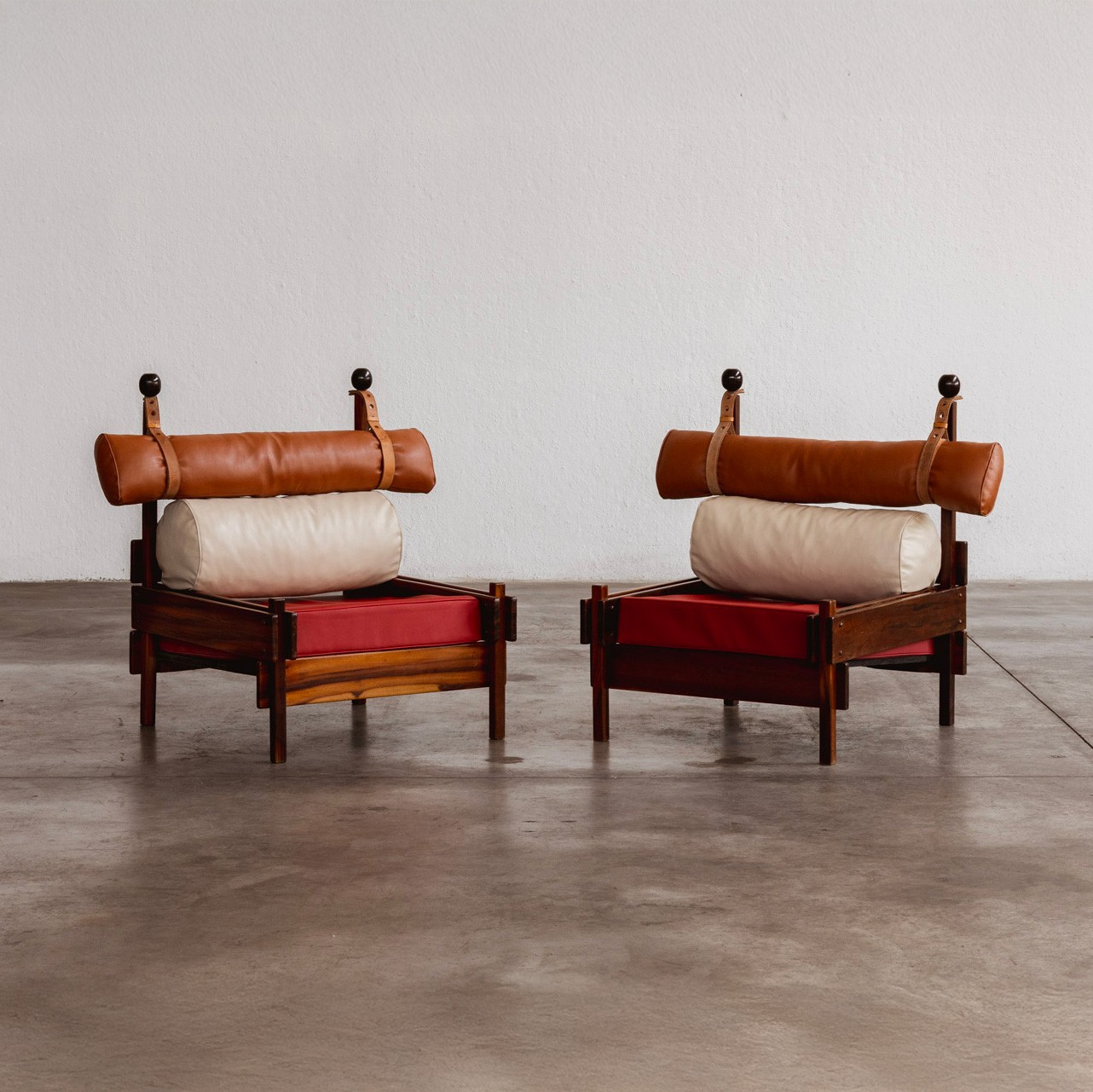 Sergio Rodrigues “Tonico” Lounge Chairs for Meia Pataca, 1963, Set of 2, 1969