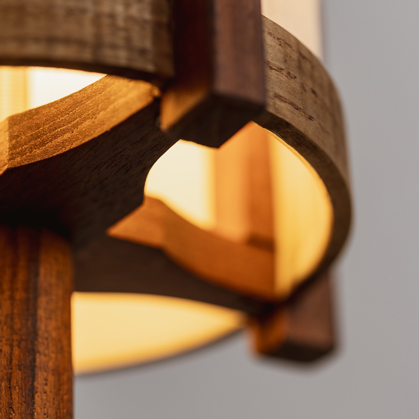 Table lamp in the style of George Nakashima, USA, 1961, 1961