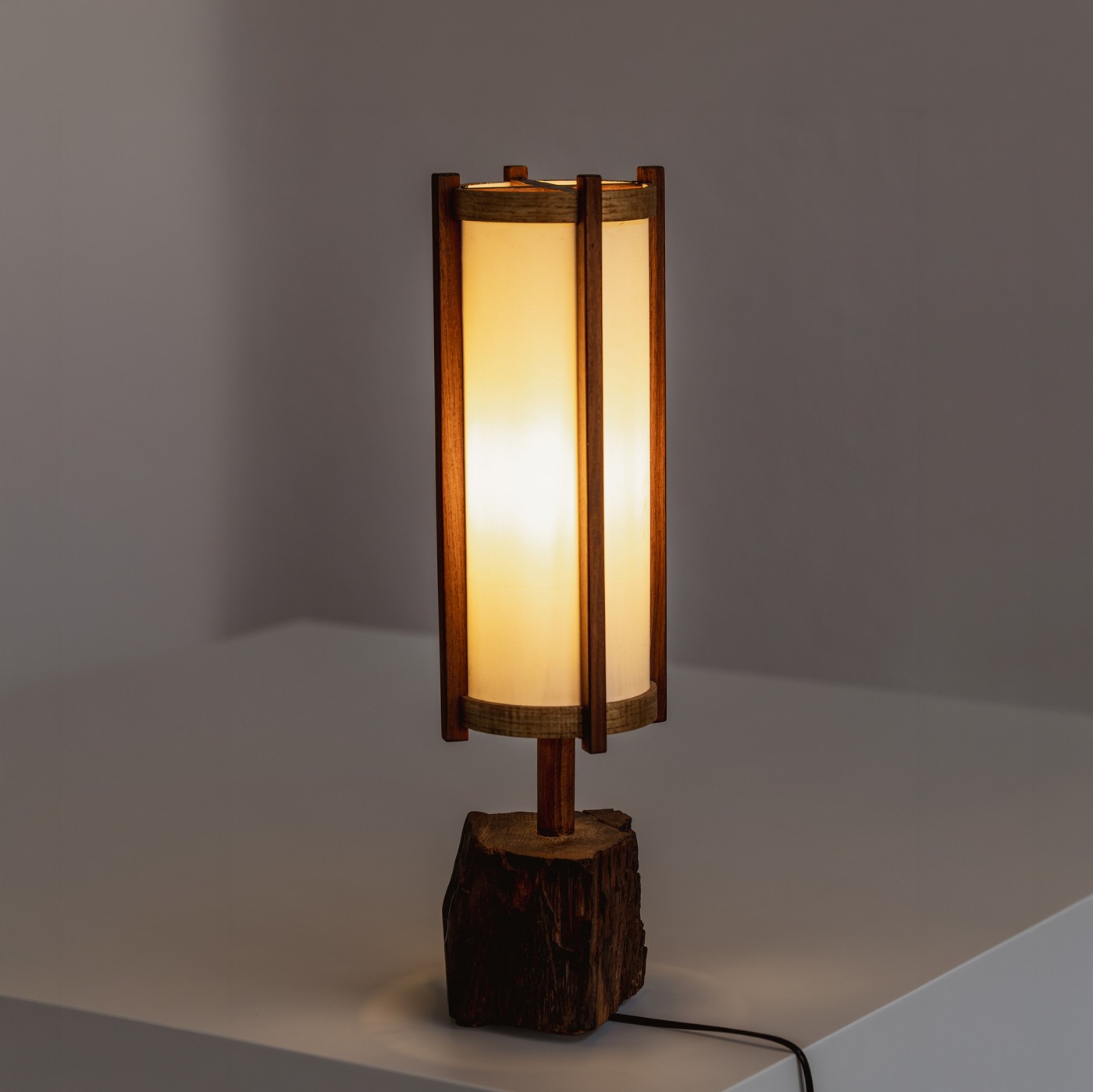 Table lamp in the style of George Nakashima, USA, 1961, 1961