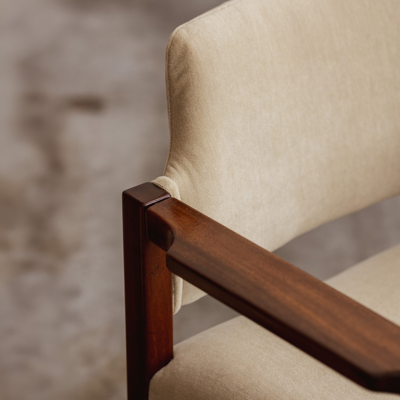 Umberto Brandigi "Jollina" Dining Chairs for Poltronova, Butter Velvet, 1960s, Set of 6, 1960s