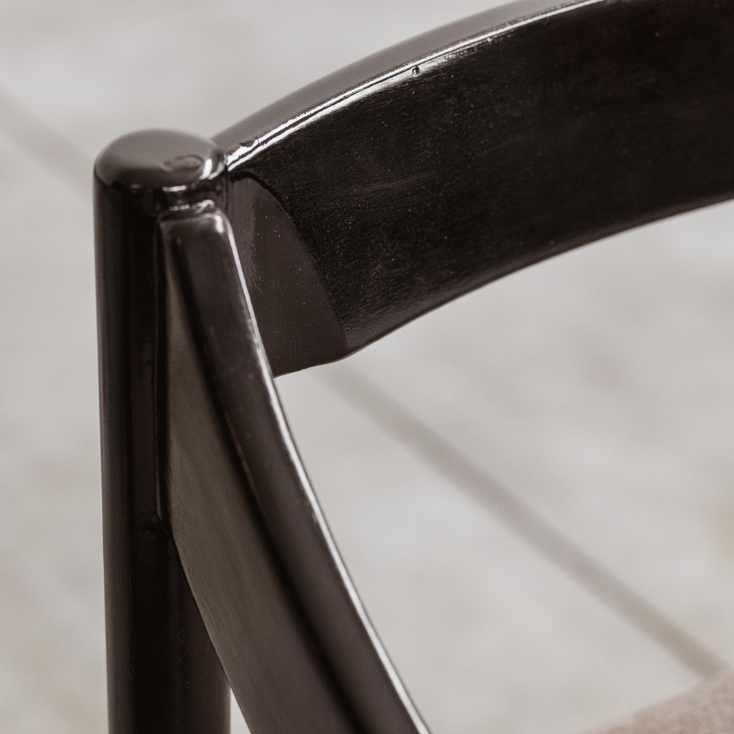 Vico Magistretti “Carimate” Dining Chairs for Cassina, Taupe Alpaca Velvet, 1960, Set of 6, 1960