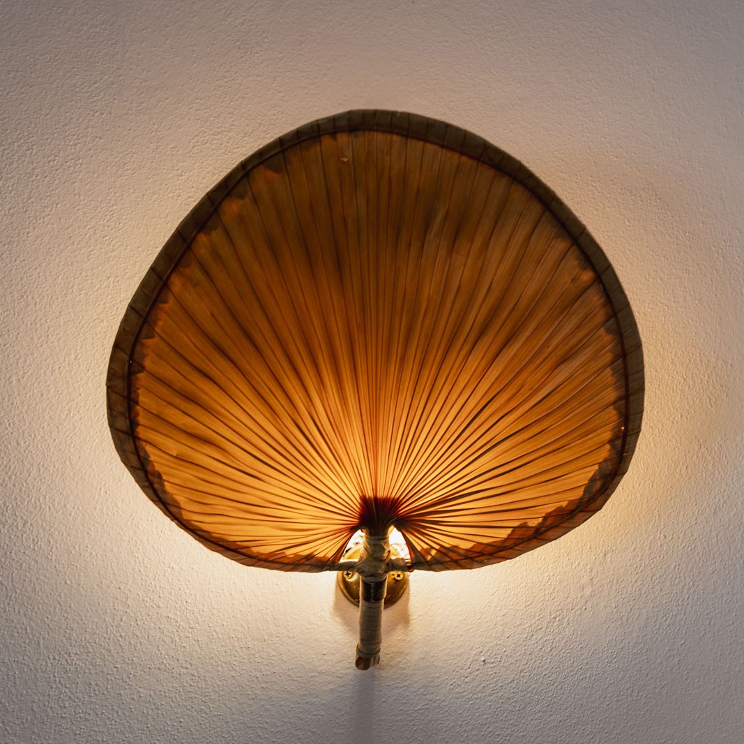 Vivai del Sud "Lotus" Wall Lights, 1970s, Set of 2, 1970s