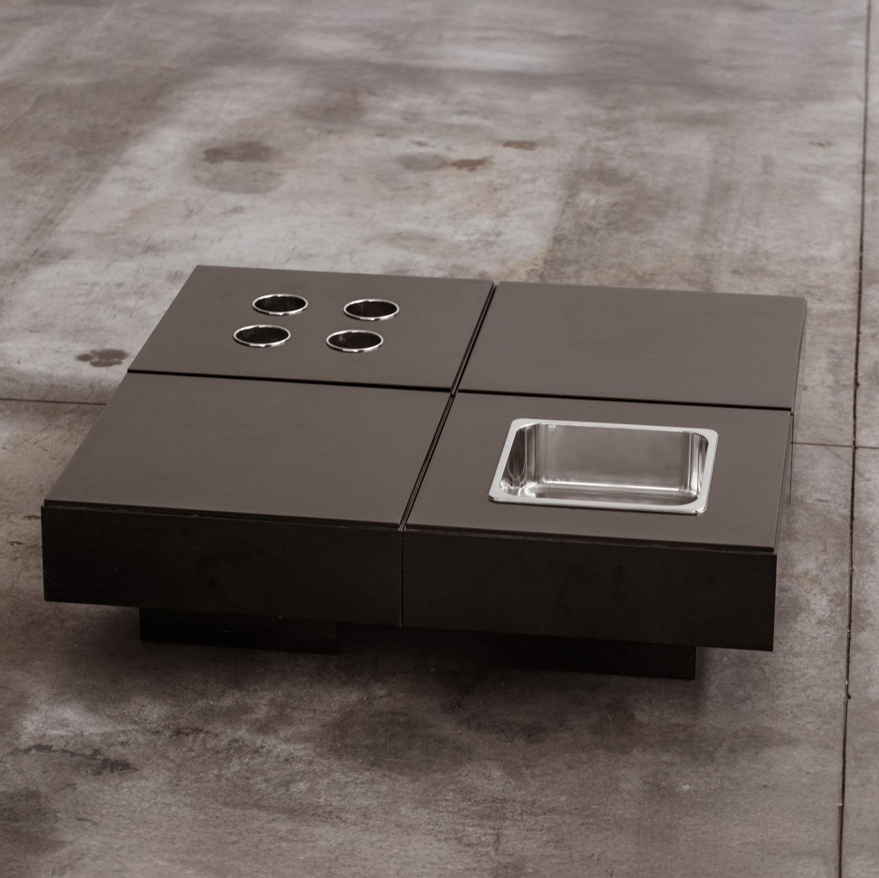 Willy Rizzo Modular Coffee Table, 1970s, 1970s