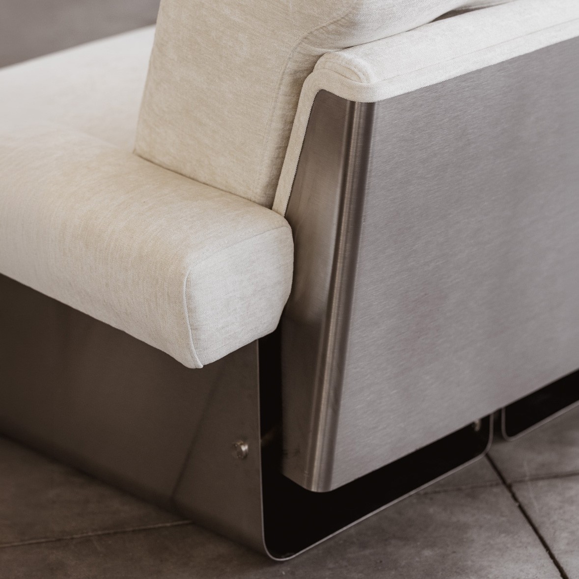 Xavier Féal Armchairs for Inox Industrie, France, 1970, Set of 2, 1970